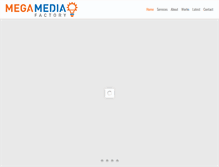 Tablet Screenshot of megamediafactory.com